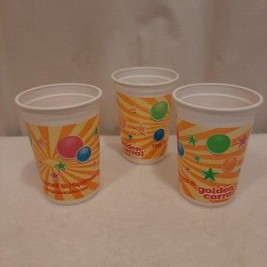 Golden Corral Drink Kids Meal Cup Promo Help Yourself To Happiness Set Of 3 Cups